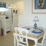 Cottages by the Ocean - King Studio dining/kitchen areas