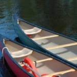 Canoes.