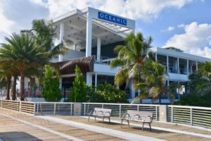 The exterior of Oceanic, one of the best seafood restaurants in Pompano Beach